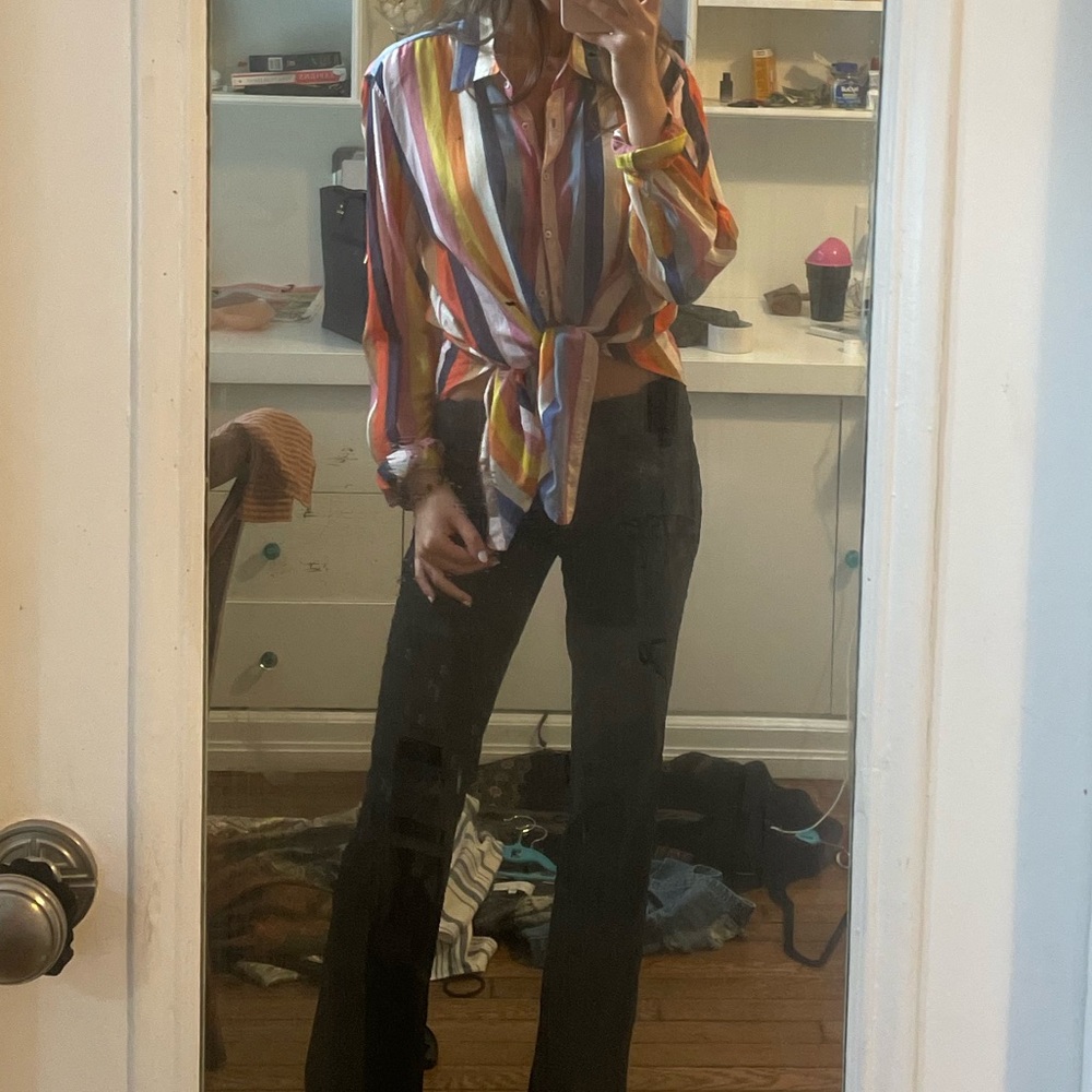 Xirena button up top size M